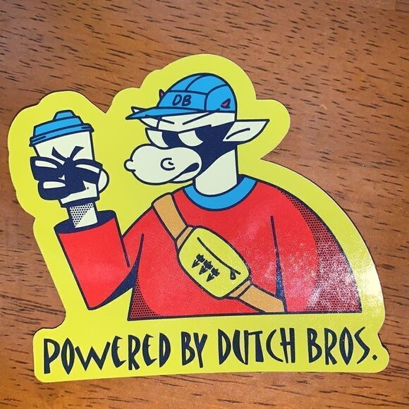 BUNDLE OF NINE COLLECTIBLE DUTCH BROS STICKERS! - Picture 2 of 8